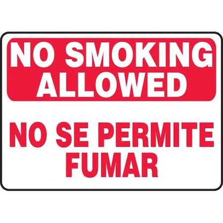 SPANISH BILINGUAL SAFETY SIGN SBMSMK564MVS